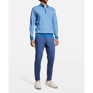 Bobby Jones Golf 3/4 zip Pullover Sweater men's size Medium 100% Pima Cotton